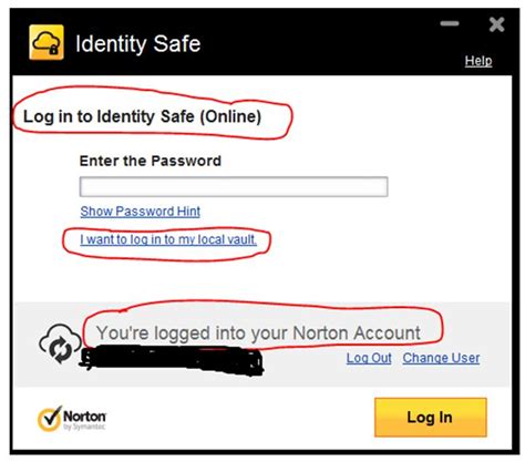 norton member login